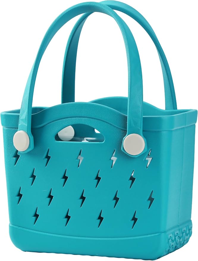 Rubber Beach Bag Waterproof Durable Large Tote Bag for Beach Sports Pool Swim Travel EVA Tote by MONSOCIORubberToteBag
