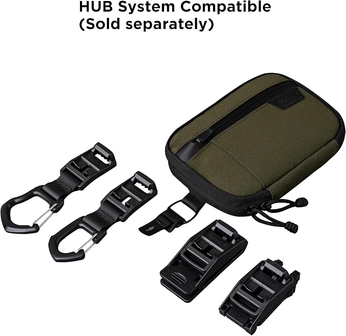 ALPAKA Admin Pouch Pro EDC Organizer Tool Pouch Green Axogrid 300D | Smooth Zipper, Weatherproof Storage for Electronics, Cables, Travel Accessories - Image 6