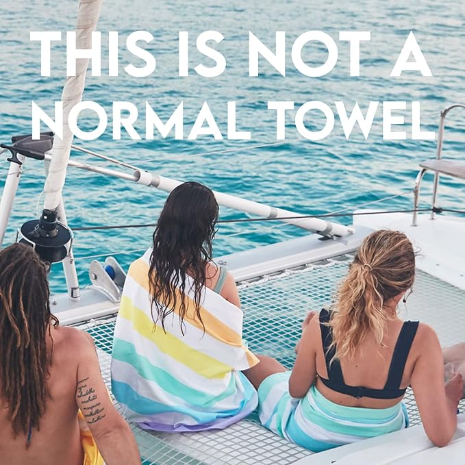Dock & Bay Beach Towel - Quick Dry, Sand Free - Compact, Lightweight - 100% Recycled - Includes Bag - Summer - Unicorn Waves - Extra Large (200x90cm, 78x35) - Image 6