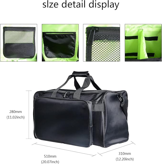 30L Multi-Function Sneaker Bag - Waterproof Duffel with Adjustable 4-Layer Storage and Shoulder Strap for Gym, Travel, and Sports - Image 4