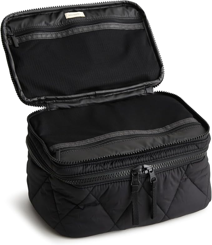 Vera Bradley Women's Featherweight Brush Up Cosmetic Case, Moonless Night, One Size - Image 2