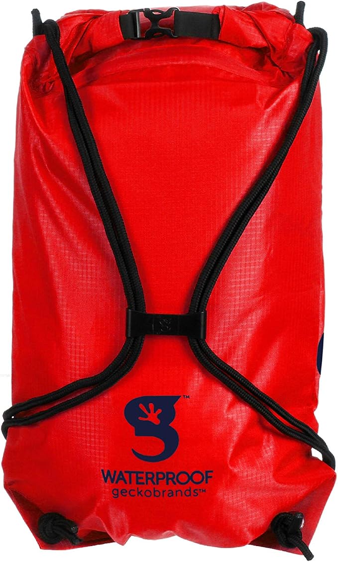 geckobrands Embark 10L Drawstring Backpack – Waterproof, Lightweight Dry Bag for Beach, Hiking, and Light Water Activities - Image 2