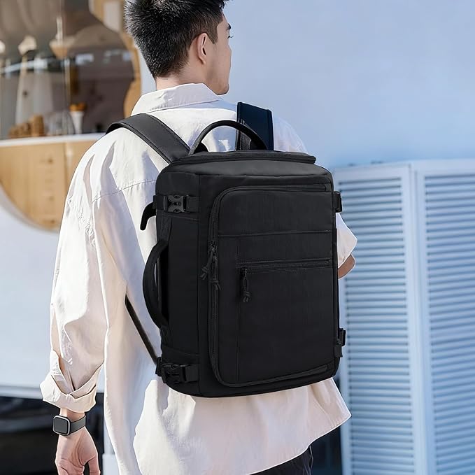 Carry On Travel Backpack Flight Approved Laptop Backpack for Women Men | Personal Item Travel Bag, Casual Weekender Daypack with Wet Pocket for Business, Hiking - Image 2
