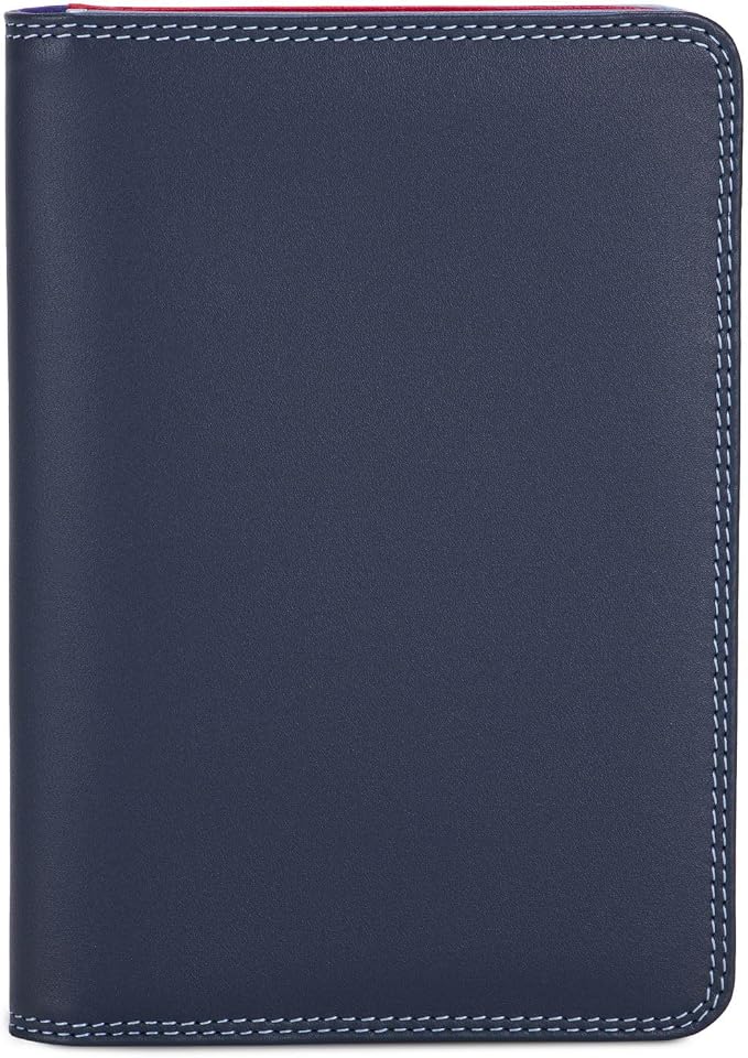 mywalit Leather Travel Passport Cover | Royal | 3 Cards, Notes And Transparent Passport Section by MywalitUSA