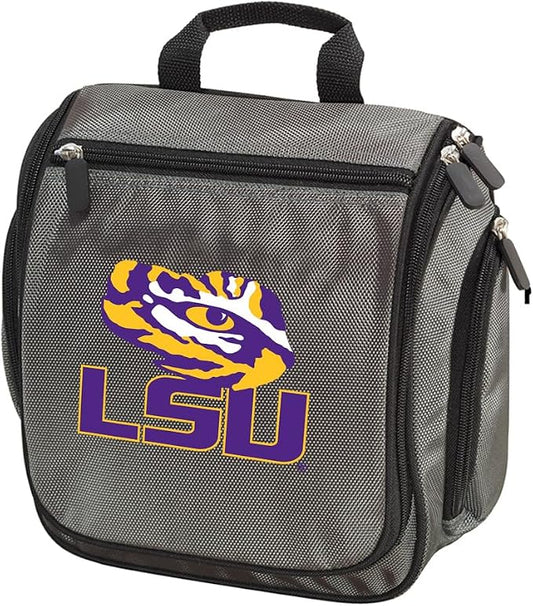 Broad Bay LSU Tigers Toiletry Bags Or Hanging LSU Shaving Kits (Gray - LSU Tiger Eye) by BroadBayPersonalizedGifts