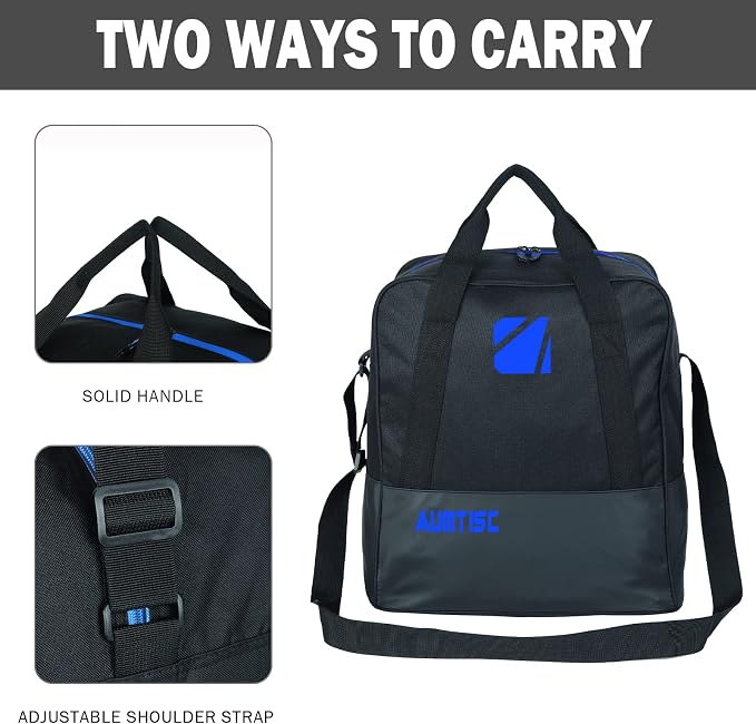 AUMTISC Ski and Boot Bag Combo for Air Travel Flying, Padded Two-Piece Snow Ski Bags, Adjustable Length Ski Travel Bag for Skis Up to 200cm and Boots Up to Size 13 - Image 7