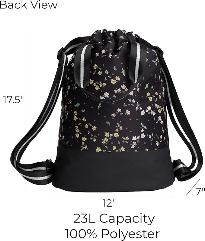 VOORAY 23L Flex Cinch Drawstring Backpack – Lightweight Travel Bag, Weekender & Sports Gym Bag for Women and Men - Image 3