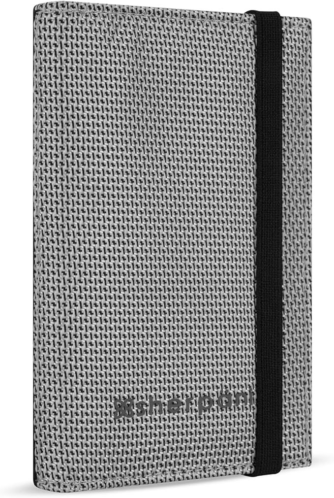 Sherpani Vienna, RFID Blocking Passport Holder, Travel Passport Cover Wallet, Travel Documents Organizer Protector for Women, Travel Gift (Sterling) - Image 9