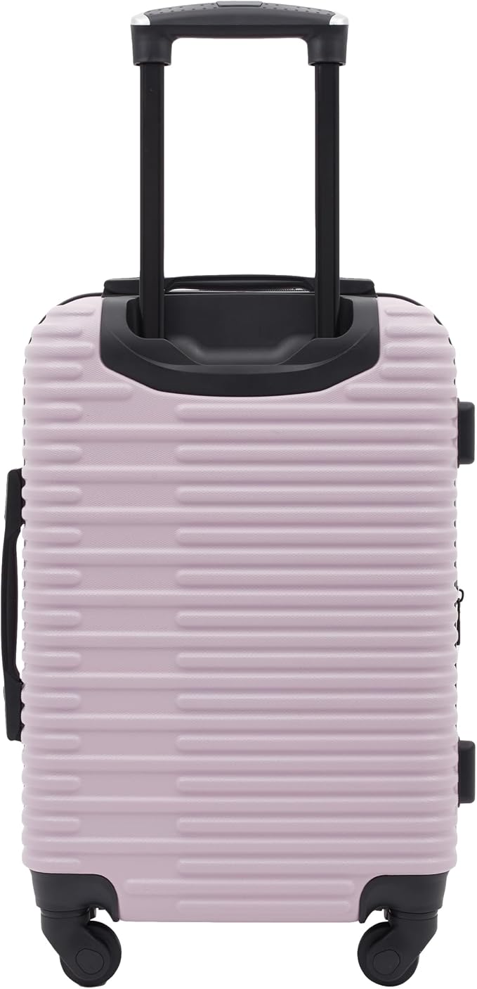 kensie Women's Hillsboro Luggage & Travel Bags Set, Burnished Lilac, 20" Carry-On - Image 4