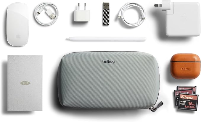 Bellroy Tech Kit (Tech Accessories Organizer Pouch, Zipper Closure Design, Stores Power Bank, Phone Charger, Cables & More, Internal) - Image 7
