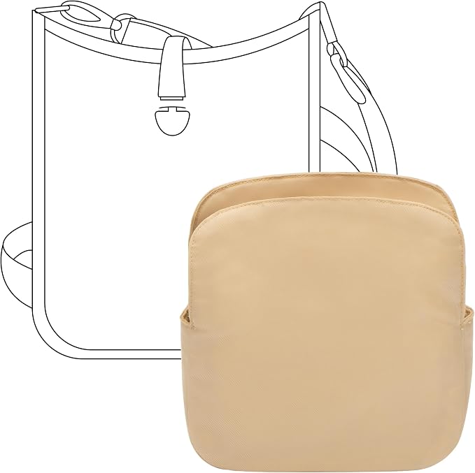 Tote Bag Organizer Insert for HERMES Evelyne 16 Handbag,Custom Fit Inside Premium Vanile Lightweight WaterResistant Purse Insert by FANJIProject