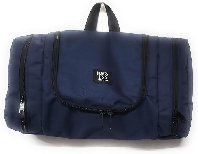 Large Hanging Toiletry Or Shaving Bag For All Your Essential, Made In USA. by BAGS+USA