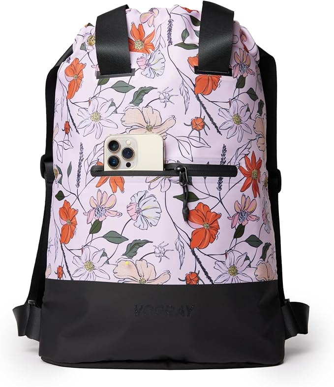 VOORAY 23L Flex Cinch Drawstring Backpack – Lightweight Travel Bag, Weekender & Sports Gym Bag for Women and Men by VOORAY