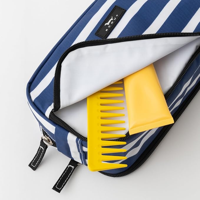 SCOUT 3-Way Toiletry Bag - Travel Makeup Pouch for Women with Three Zipper Compartments - Stands Upright, Wipes Clean - Image 6