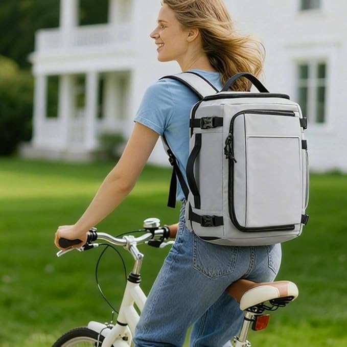 Carry On Travel Backpack Flight Approved Laptop Backpack for Women Men | Personal Item Travel Bag, Casual Weekender Daypack with Wet Pocket for Business, Hiking - Image 2