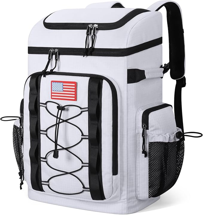 Maelstrom 35/50 Can Insulated Backpack Cooler, Leakproof Soft Lunch Ice Bag | Keeps Food Cold For 16h, Peva Liner, Durable Nylon, Ergonomic Padding. Perfect For Men, Women, Camping, Beach, Hiking, Travel by Maelstrom