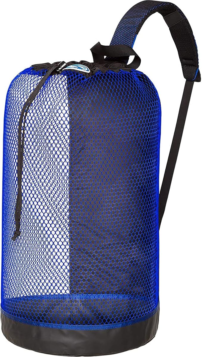 Stahlsac BVI Mesh Backpack: Compact 33L size, great beach bag for dry/wet gear, BLACK - Image 3