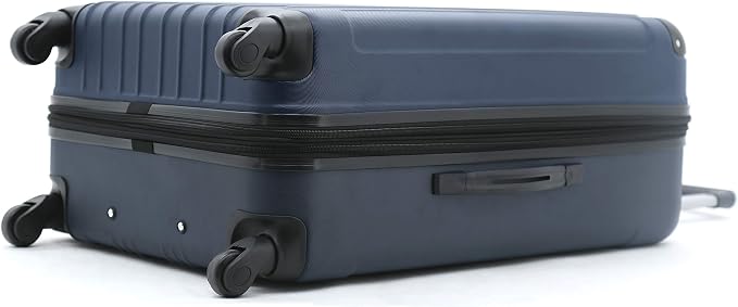 Travelers Club Midtown Hardside 4-Piece Luggage Travel Set, Navy Blue - Image 12