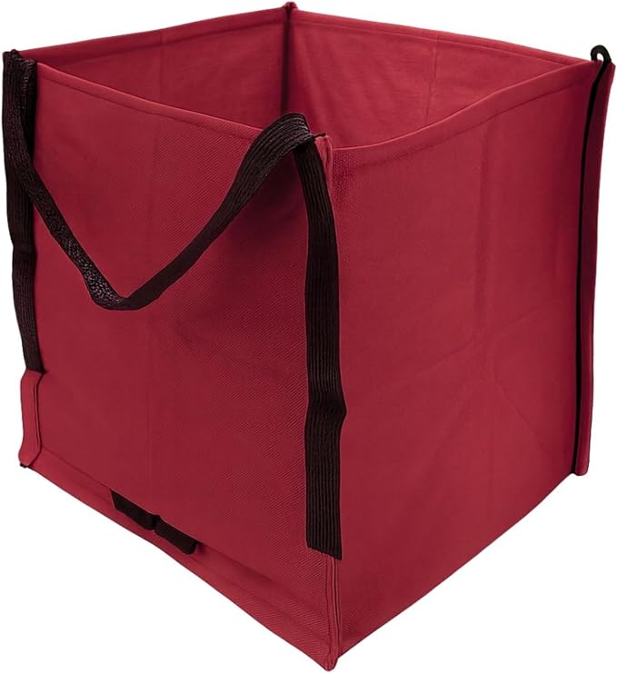 DURASACK Heavy Duty Storage Tote Bag 22-Gallon, Red | Rugged Woven Polypropylene Moving Bag, Reusable Self-Standing Design, Holds up to 500 Pounds by DURASACK
