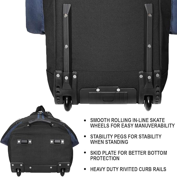 CaddyDaddy Constrictor Soft-Sided Golf Travel Bag Cover with Thick Dense Foam Padded Top 1 Year Full Travel Bag Replacement Coverage | Wheels & Lockable Zippers Case for Transporting Clubs on Airlines - Image 6