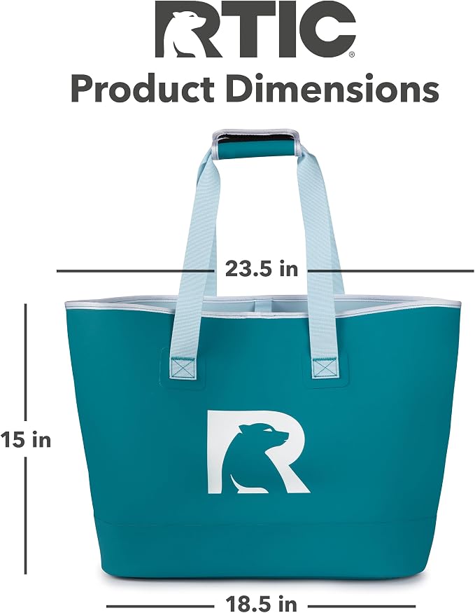 RTIC Ultra-Tough Tote Bag, Waterproof for Beach, Pool, Towel, Grocery, Shopping, Heavy-Duty, Puncture Resistant - Image 5