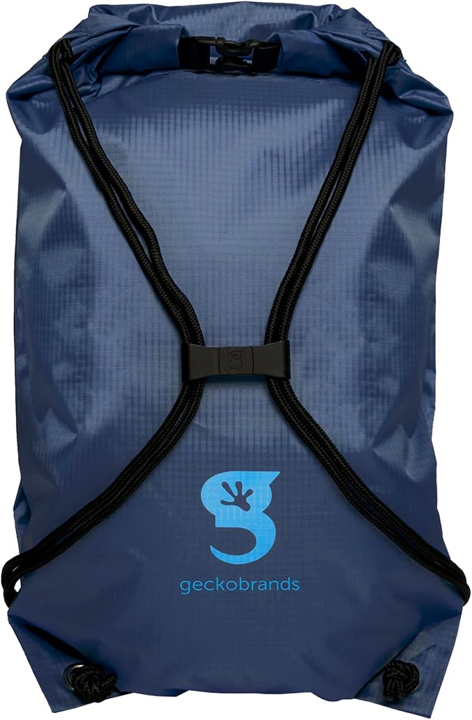geckobrands Embark 10L Drawstring Backpack – Waterproof, Lightweight Dry Bag for Beach, Hiking, and Light Water Activities - Image 2