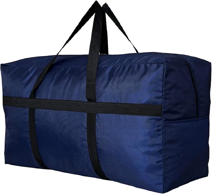 YiKitHom Extra Large Storage Duffle Bag for Travel, Blue Oversized Giant Big Traveling Duffle Bag by YiKitHom