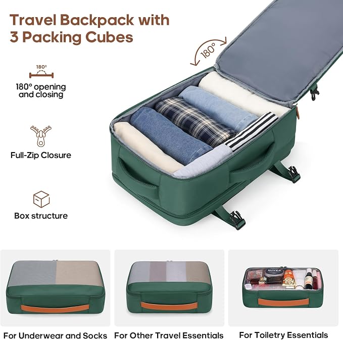 Luggage Sets 7 Piece, Durable Hardside ABS Carry on Luggage with Spinner Wheels & YKK Zipper TSA Lock, Large Checked Travel Suitcase With Backpack Set for Men and Women,20/24/28 Inch - Image 6