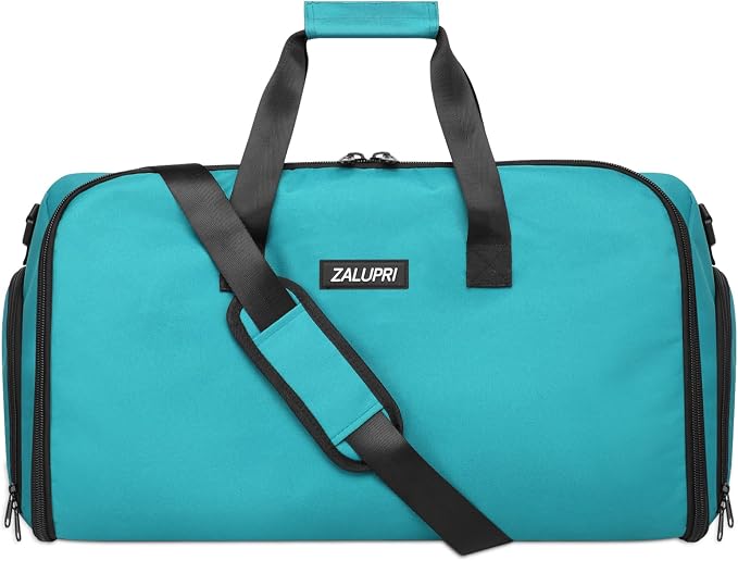 Garment Duffle Bags for Travel, Carry On Garment Duffel Weekender Bag 45L | 2-days Trip,Wrinkle-Free Travel,Separate Shoe Pocket | Overnight Garment Bag for Vacation, Business Trips, Weekend by zalupri