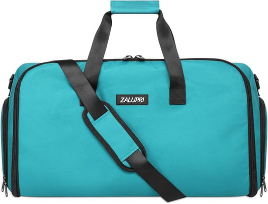 Garment Duffle Bags for Travel, Carry On Garment Duffel Weekender Bag 45L | 2-days Trip,Wrinkle-Free Travel,Separate Shoe Pocket | Overnight Garment Bag for Vacation, Business Trips, Weekend by zalupri