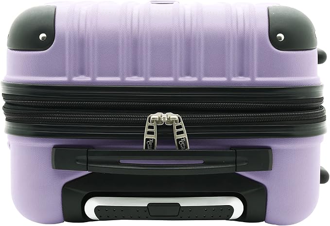 Travelers Club Midtown Hardside 4-Piece Luggage Travel Set, Lilac - Image 10