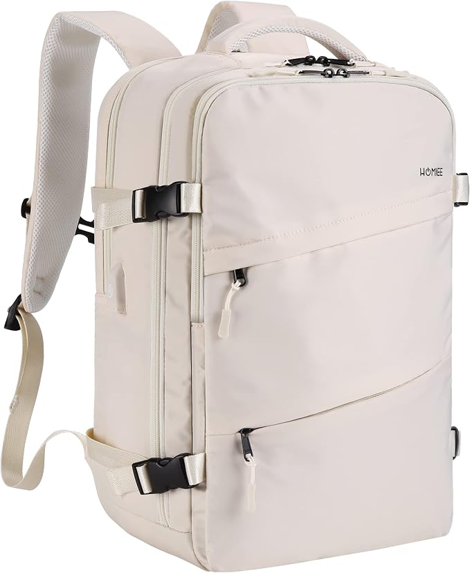 HOMIEE Travel Laptop Backpack for Men Women, Personal Item Carry On Bag | Dry Wet Separation Mochila de Viaje for Weekender Business Hiking Camping by HOMIEE