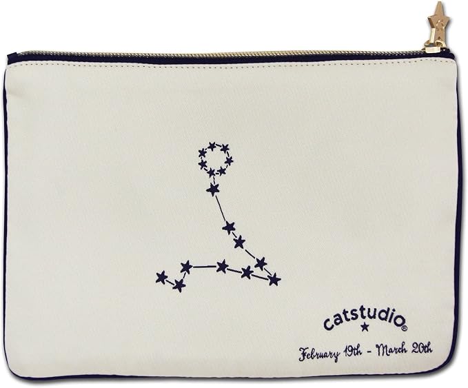 Catstudio Astrology Zipper Pouch, 5x7 Travel Toiletry Bag, Makeup Bag, Dog Treat Pouch, or Travel Purse - Image 2
