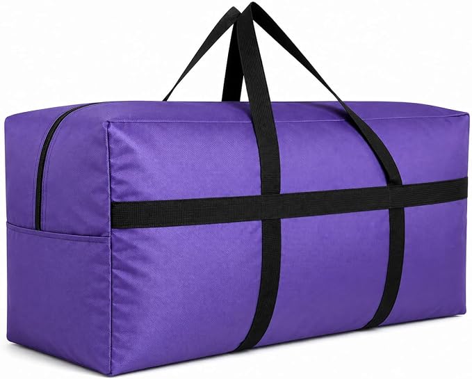 DoYiKe Extra Large Storage Duffle Bag, Duffel Bag for Travel Purple 210L by DoYiKe