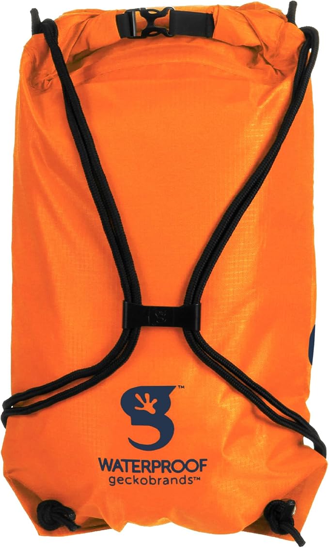 geckobrands Embark 10L Drawstring Backpack – Waterproof, Lightweight Dry Bag for Beach, Hiking, and Light Water Activities - Image 2