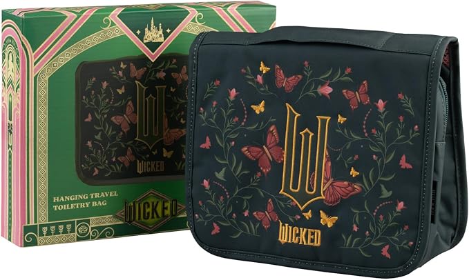 Grupo Erik Hanging Toiletry Bag - Wicked Merchandise | Travel Toiletry Bag Waterproof with Hook, Cosmetic Bags Makeup, Toiletries Travel Organiser | Wicked Gifts Under 20 Pounds - Image 2