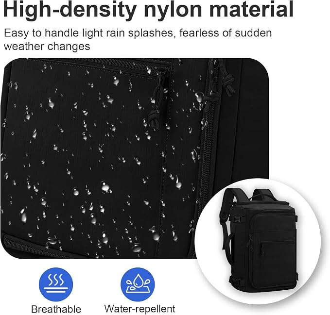 Carry On Travel Backpack Flight Approved Laptop Backpack for Women Men | Personal Item Travel Bag, Casual Weekender Daypack with Wet Pocket for Business, Hiking - Image 5
