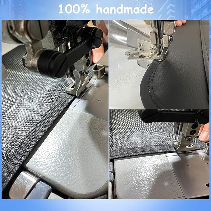 Leather Car Backseat Organizer with Tablet Holder - 9 Large Storage Pockets, Foldable Food Tray & Anti-Scratch Kick Mats - Universal Car Seat Protector for Kids, Pets & Travel Accessories 1 Pack - Image 5