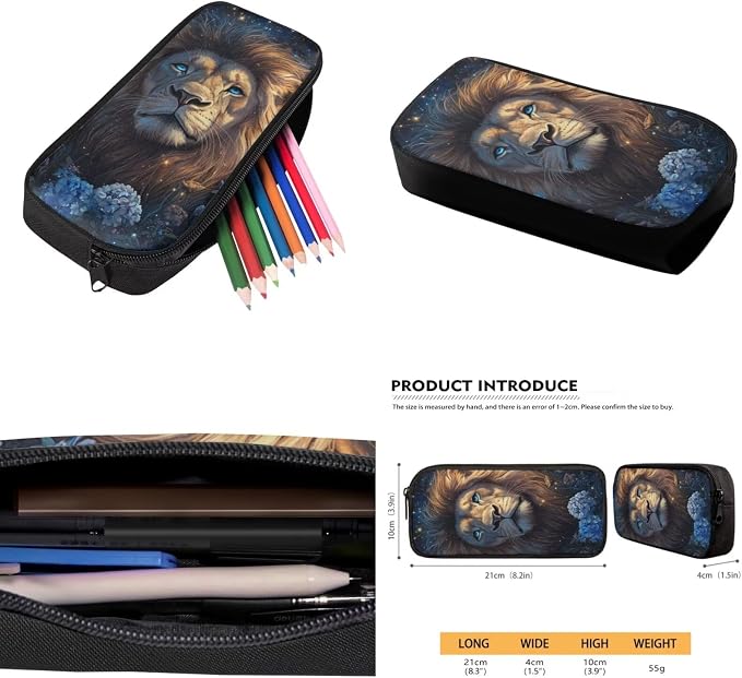 Cool Lion Boys Bookbag With Lunch Box 1St Grade Backpack Boys Kindergarten with Pencil Pouch Bulk Water Bottle with Sleeve Traveling School Supplies 17 inch Lightweight - Image 5