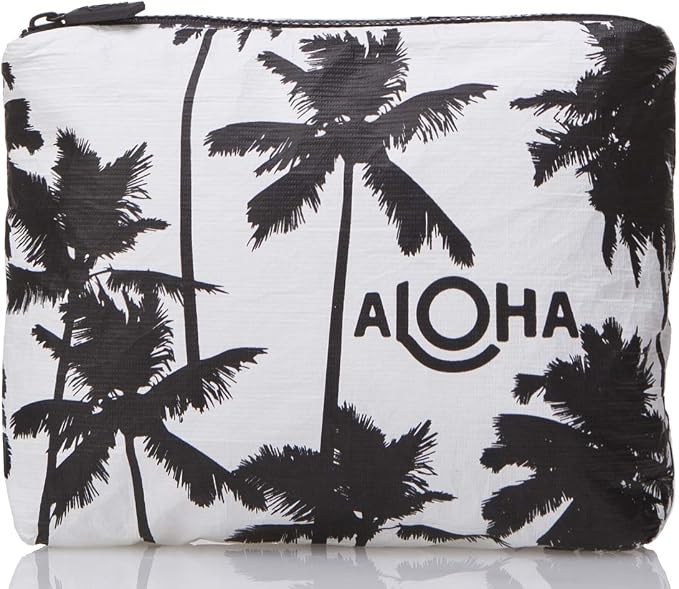 ALOHA Collection Small Pouch | Lightweight, Packable, and Splash-Proof Makeup Pouch | Easy to Clean by ALOHACollection