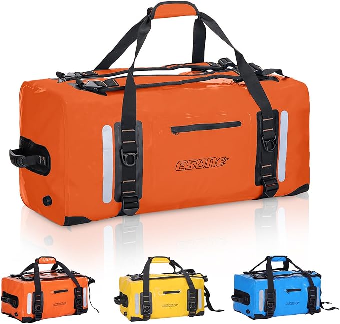ESONE Dry Bags Waterproof Backpack for Men/Women 60L Dry Bag for Kayaking, Travel, Boating, Camping, Paddle Board, Surfing by ESONE