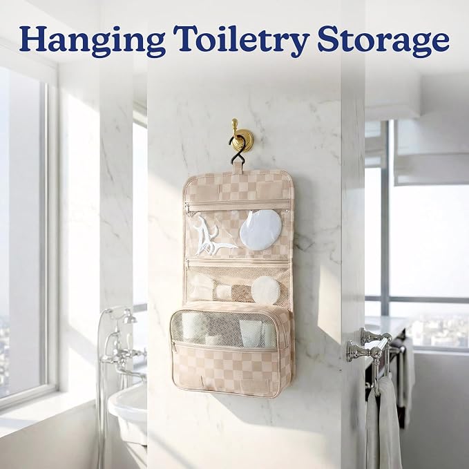 Vandel Space-Saving Compression Packing Cubes for Women with Hanging Toiletry Bag, Laundry Bag, Compressible Carry On Suit Case Organizer Luggage Packing Cubes for Travel Compression Organizer Bags - Image 4