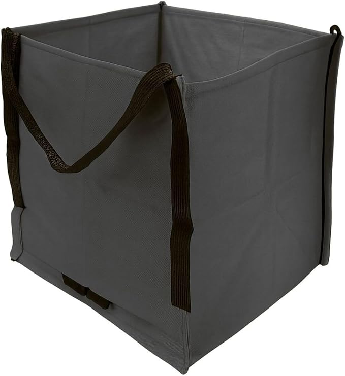 DURASACK Heavy Duty Storage Tote Bag 22-Gallon, Gray | Rugged Woven Polypropylene Moving Bag, Reusable Self-Standing Design, Holds up to 500 Pounds by DURASACK