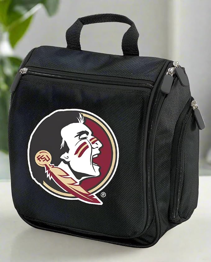Broad Bay Florida State University Toiletry Bags Or Hanging FSU Shaving Kits (Multi Color - Black) - Image 3