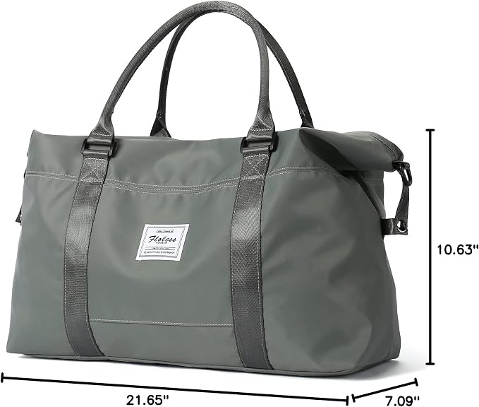 Travel Duffel Bag, Carry On Overnight Weekender Bags for Women | Travel Bag with Wet Pocket & Trolley Sleeve, For Spirit Airlines 18x14x8 Personal Item Bag - Image 9