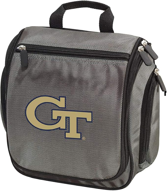 Broad Bay Georgia Tech Toiletry Bag Or Hanging Shaving Kit for Men Official GT Yellow Jackets Travel Accessories (Gray) by BroadBayPersonalizedGifts