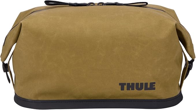 Thule Aion Toiletry Bag - Water-resistant bag for toiletries, makeup & shaving essentials - Removable liquids bag included - Easy to clean - Snap loop for easy hang - Waxed, PFC-free fabric - Image 9