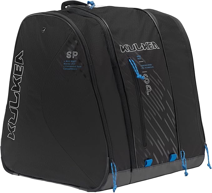 KULKEA Speed Pack Ski Boot Backpack - Ski Boot Bag With Open Pack Design - Durable, Spacious, Water Resistant Gear & Boot Storage by KULKEA