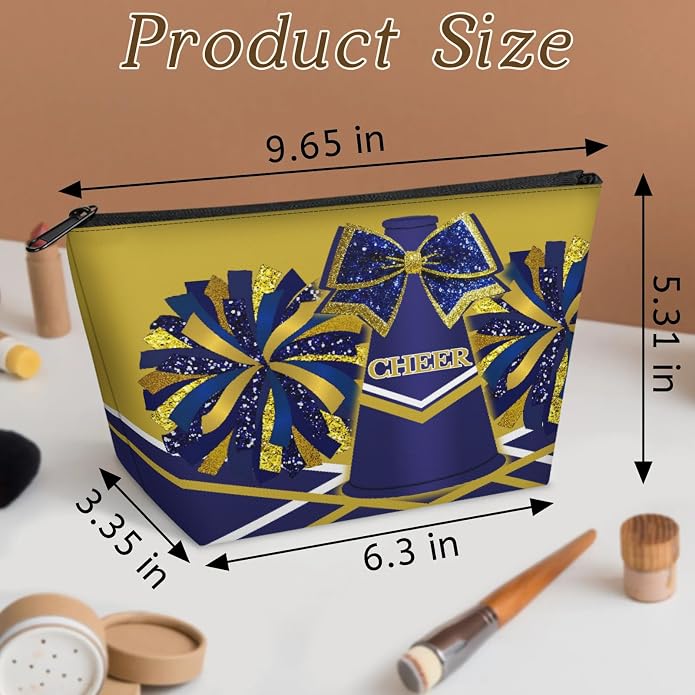 Cheerleading Dance Bag for Women Cheer Team Sport Gym Makeup Cosmetic Bag 2 Pcs Set - Image 3