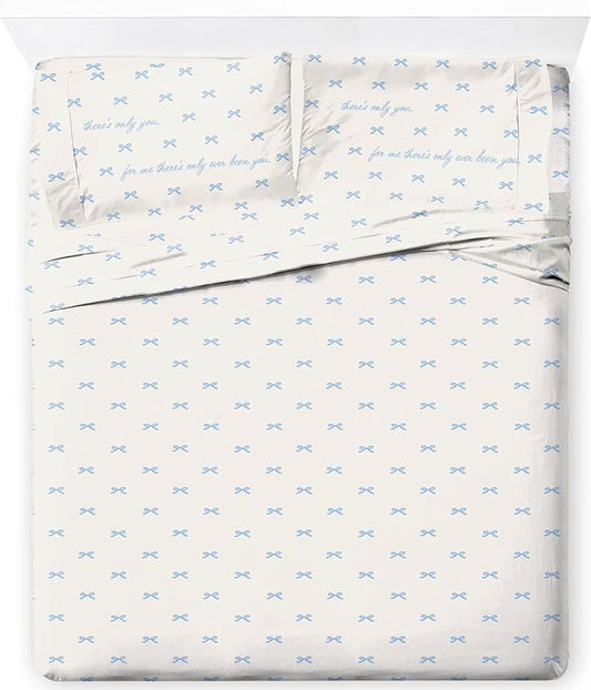 Jay Franco Sheet Set with Fitted, Flat Sheets & Pillow Cover - Ultra-Soft Bedding with Pillowcase for Room Decor, Beige - The Summer I Turned Pretty, 4 Piece Full by JayFranco